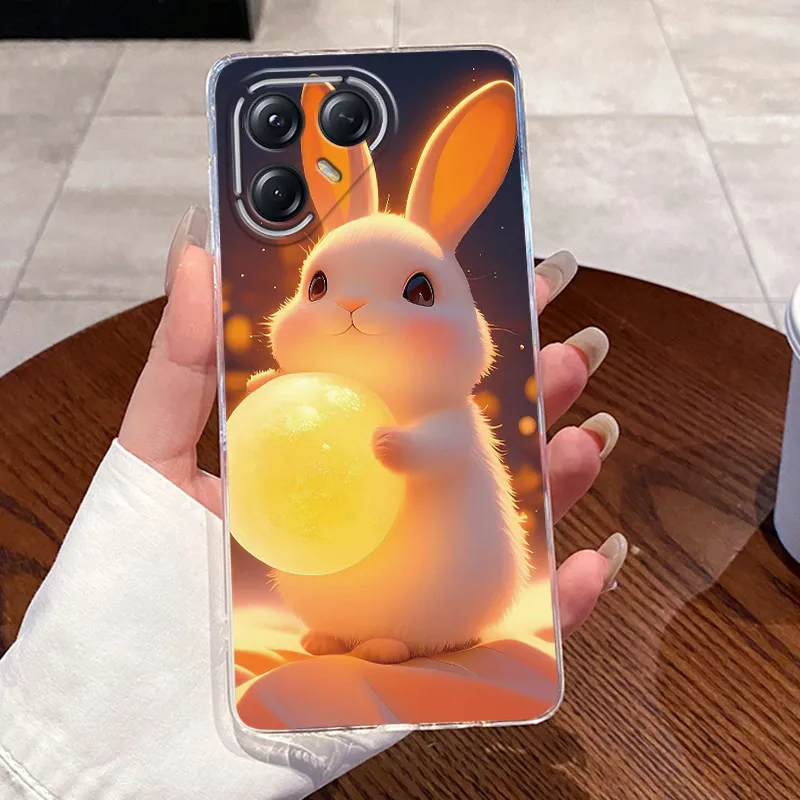 Aesthetic Luxury Soft Silicone Transparent TPU Phone Case Back Cover