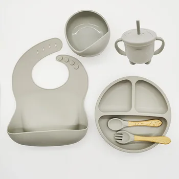 Baby Silicone Tableware Set 5