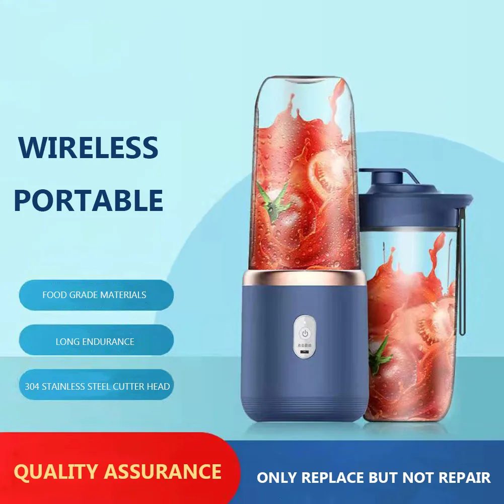 Portable Juicer Blender Wireless Electric Fresh Juice Blender 380/420ML  Rechargeable Blender for Smoothies Blenders for Kitchen