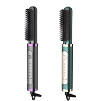 2-In-1 Electric Hair Straightener Portable And Fast Heating Ceramic Iron Negative Ion Dry And Wet Hair Straightener 2