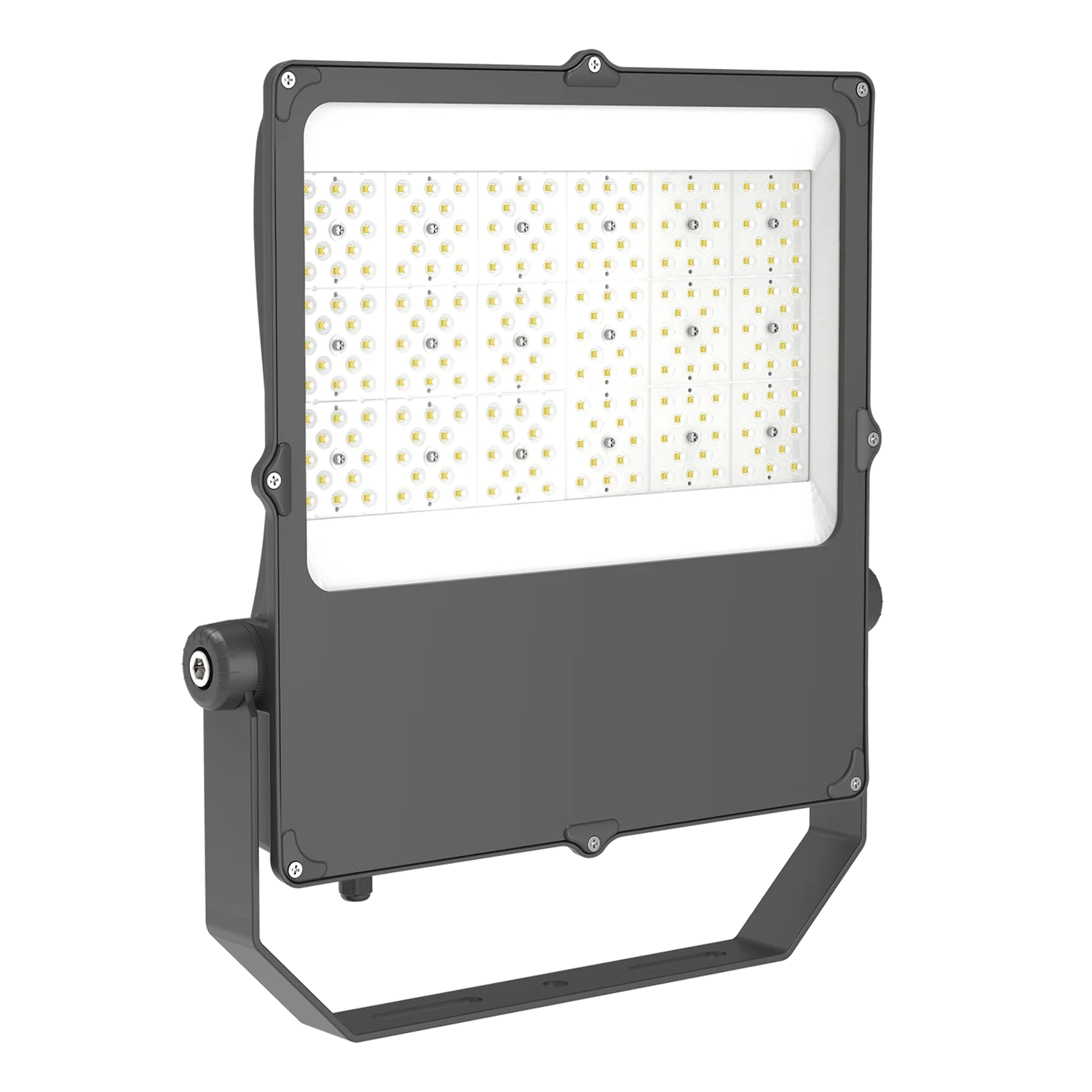 200W LED 투광등 160LM/W 야외용 검정색 고품질 IP65 방수 LED 투광 조명 200와트 정원용