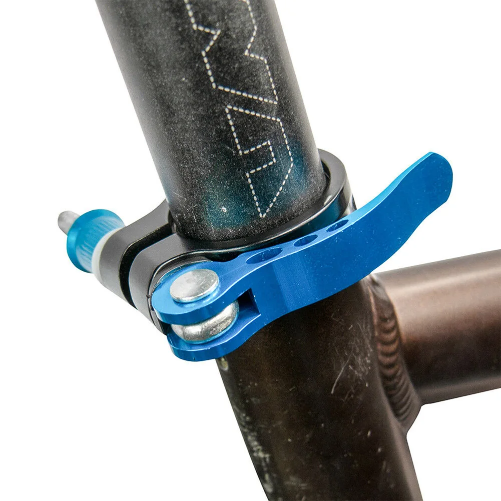1PC lega di alluminio bicicletta reggisella a sgancio rapido Mtb/bici da strada tubo sella QR accessori bici morsetto tubo sella esterno