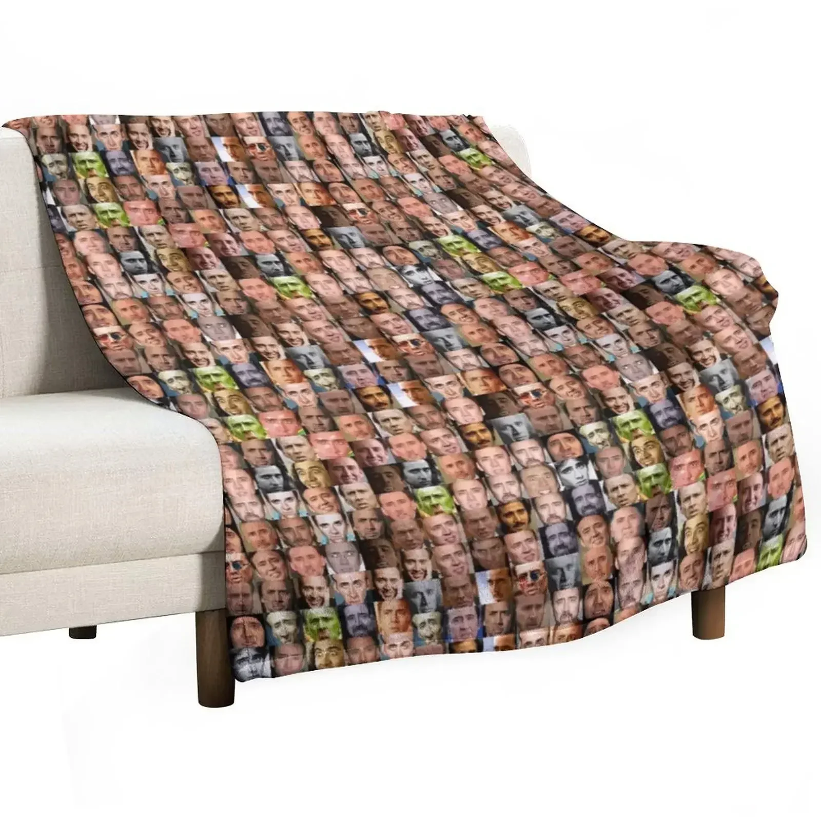 

Cage Collage Throw Blanket Polar Blankets For Bed Thermals For Travel Blankets