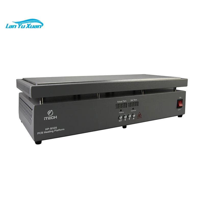 

ITECH HP-B520 Preheating Platform 220V 500x200mm 1800W Multi Purpose Digital Display BGA Heating Electric Plate