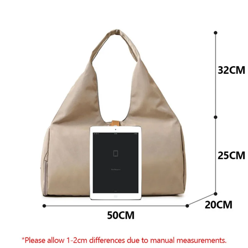 Women Yoga Mat Pad Bag Gym Sports Training Shoulder Bag Fitness Dance Travel Storage Bags Female Tote Dry Wet Handbags Weekend 5