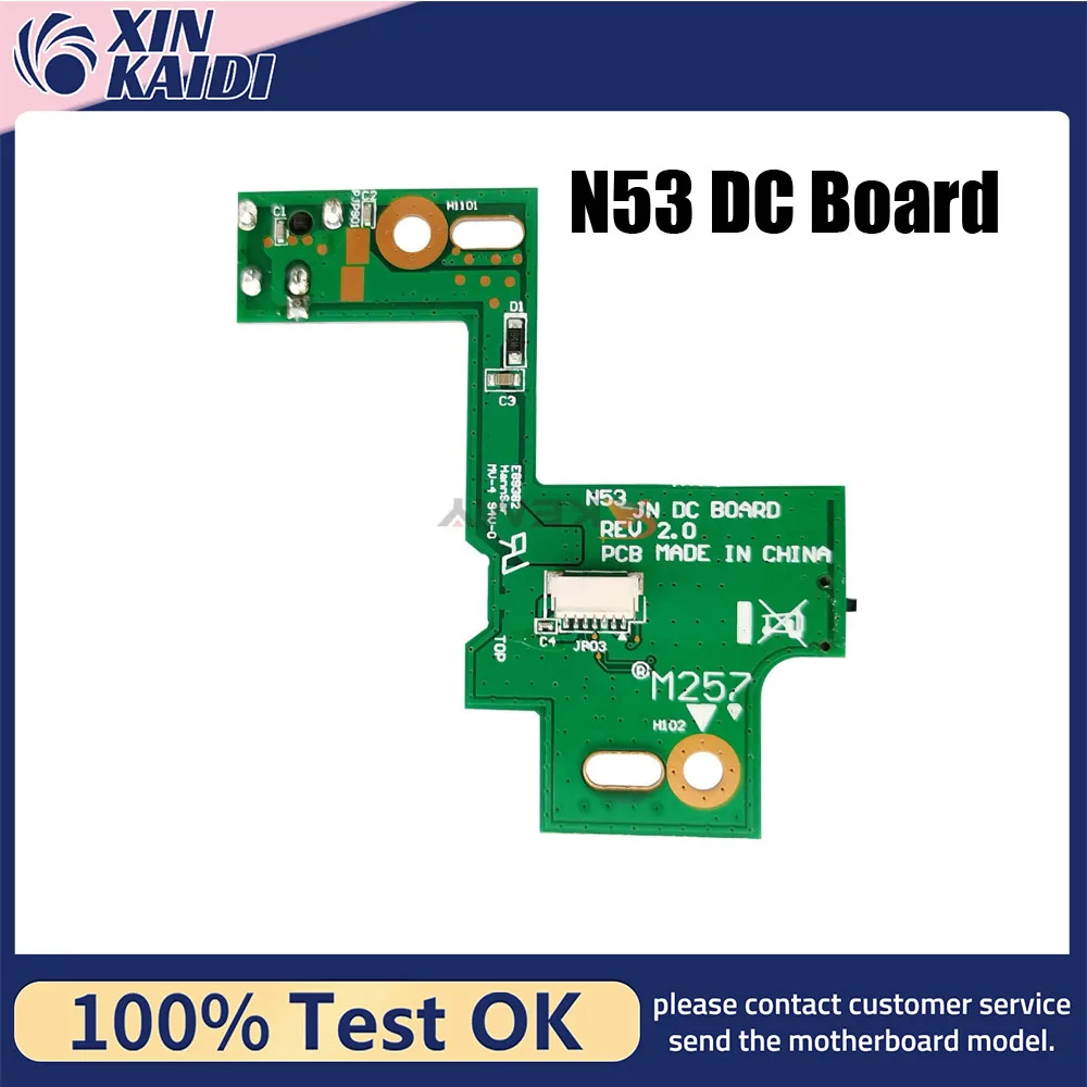 DC Power Jack Board For ASUS N53SN N53J N53S N53SV N53T N53D