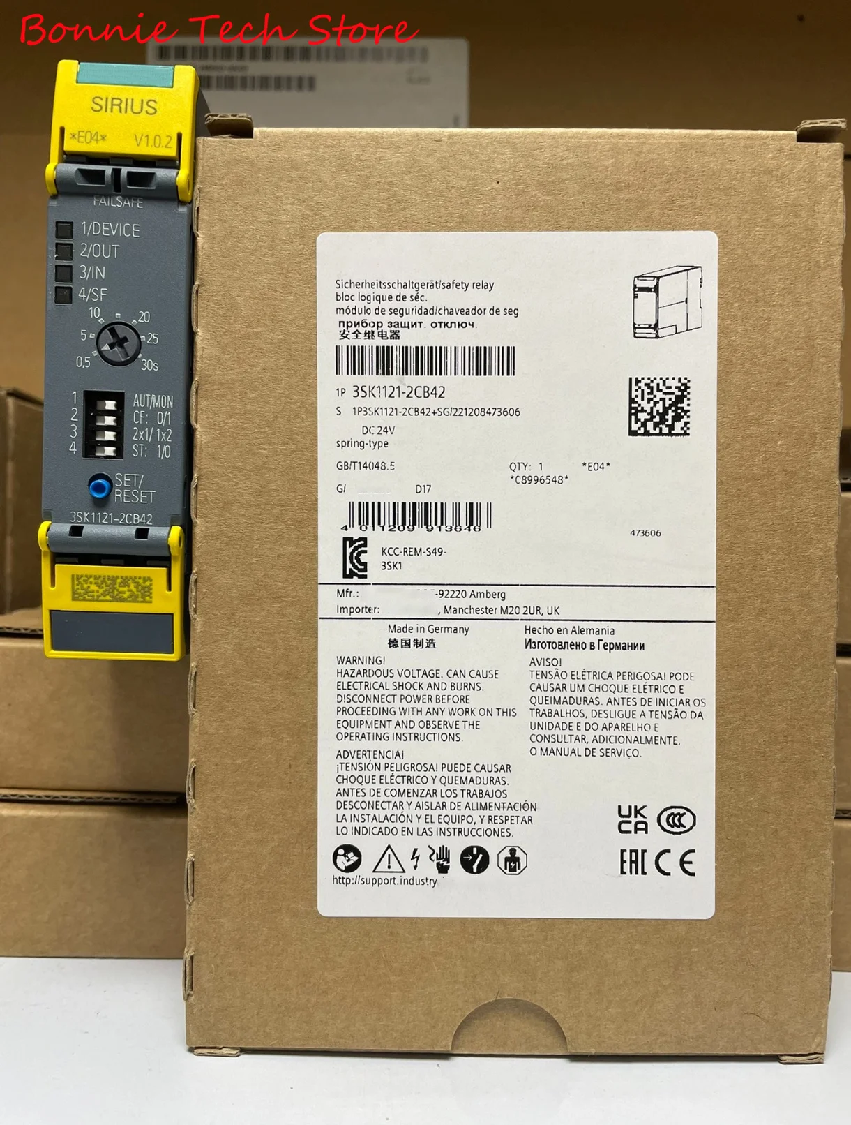 

3SK1121-2CB42 for Siemens SIRIUS safety relay