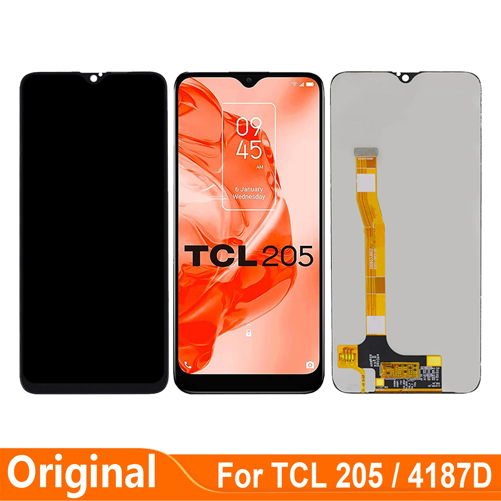 

6.22'' Original For TCL 205 4187D LCD Display Touch Screen Digitizer Assembly Parts