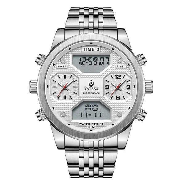 Men's Luminous Waterproof Stainless Steel Sport Watch