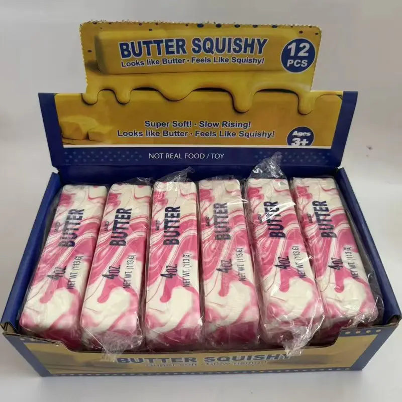 Luxurious Slow Rising Butter Squishy Toy - Soft Sensory Stress Relief Squeeze Toy