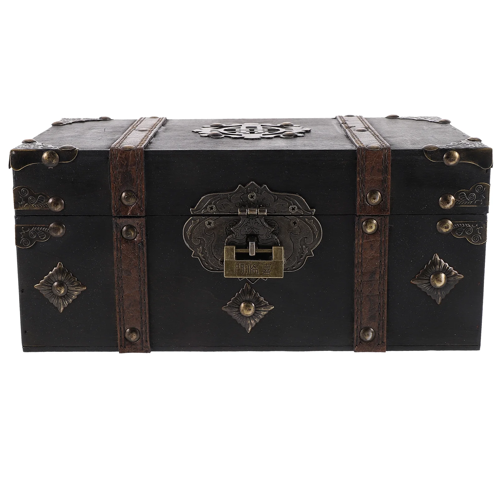 

Vintage Jewelry Keepsake Chest Trinket Case Travel Treasure Chests Container Decor
