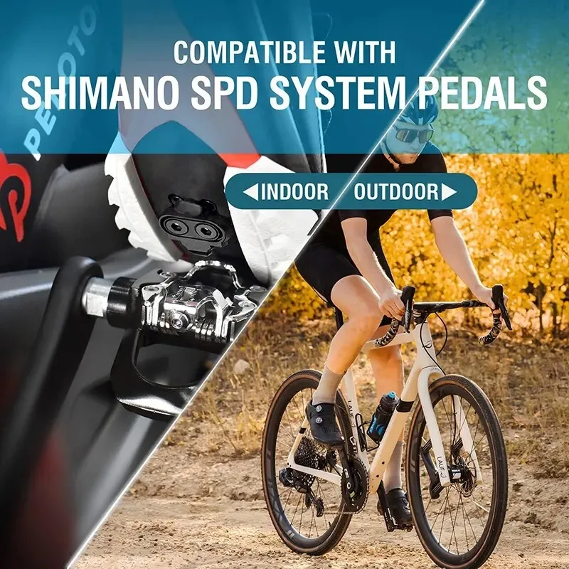 Bike Cleats Mountain Bike Shoes Cleats for Shimano SH51 SPD MTB Cleats Multi-Release Spd Pedal Cycling Shoes Clips Set Bicycle Accessories