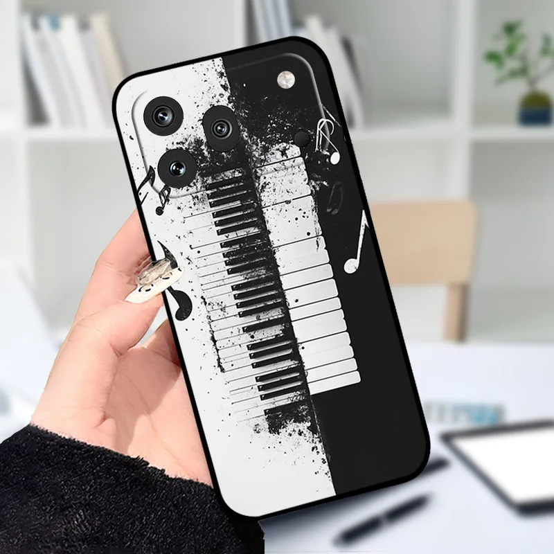 Silicone Soft Phone Case with Cool Wolf Design - Protective Bumper Shell