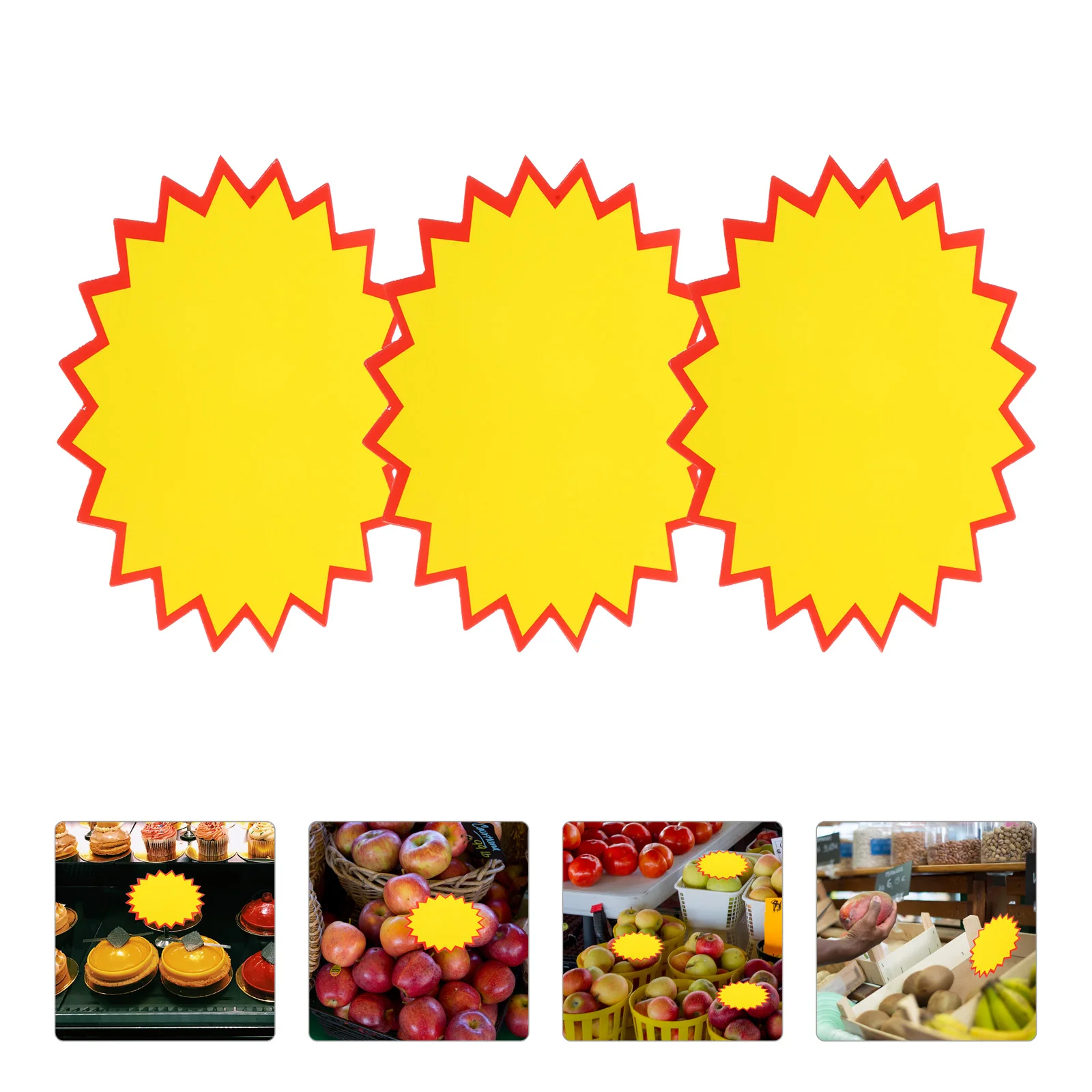 

100/200 шт., бумажные наклейки для рекламы, 11 х6 см