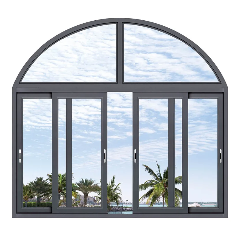 

Sixinalu Hurricane Impact Windows Double Tempered Heat Insulated Glass Window Custom Design Sliding Sash Window Factory Price