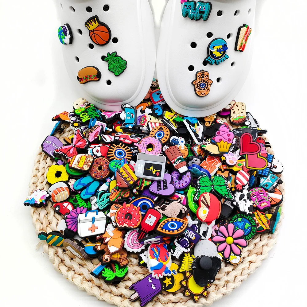 20 Pièces Décorations Chaussures Enfants PVC - Charmes Suspendus Motifs Dessins Animés - Ornements Pour Lacets, Bricolage