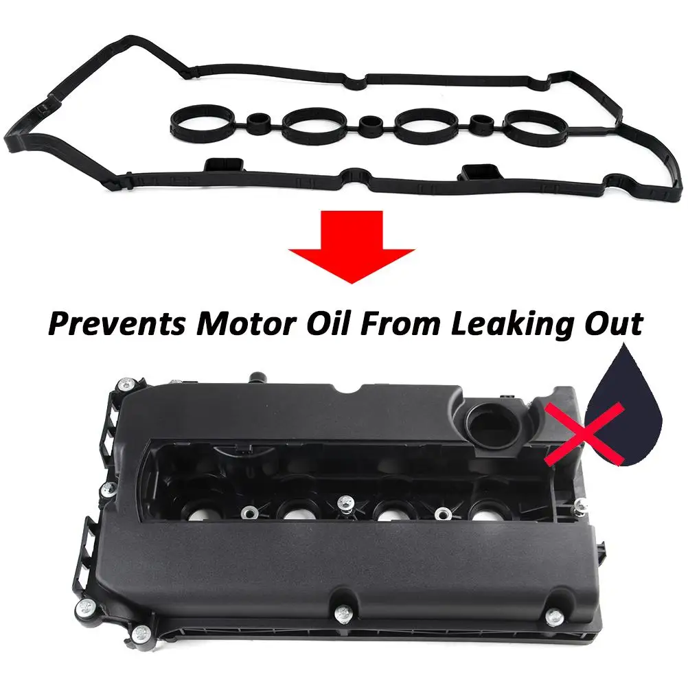 Car Rubber Engine Valve Cover Gasket For Chevrolet Cruze Aveo Aveo5 Sonic Opel Saturn Astra H J Corsa D E Pontiac Alfa 1.6L 1.8L rubber gasket