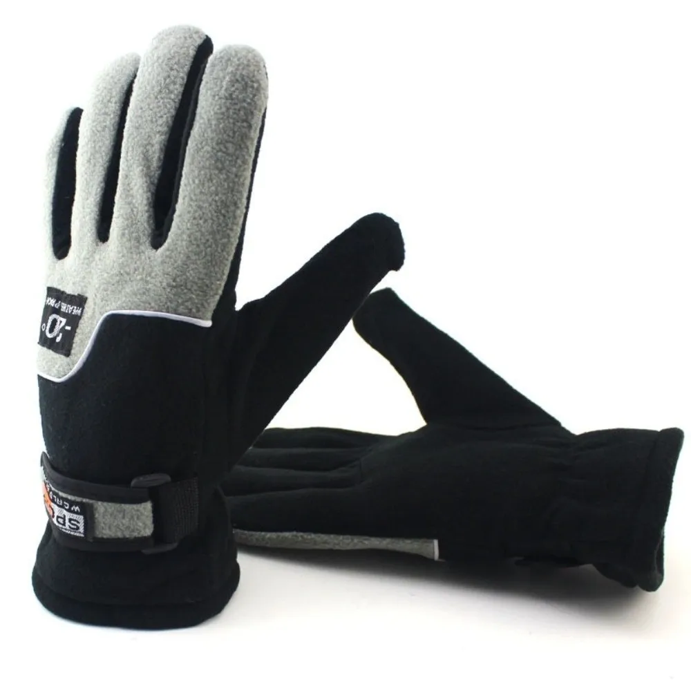 Polar Fleece Winter Gloves Touch Screen Warm Driving Mittens