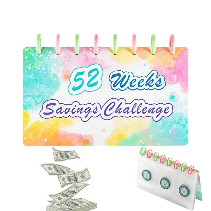 

52 Weeks Money Saving Money Challenge Budget Binde With Cash Envelopes For Budget Planner Financial Management Notebook Binder