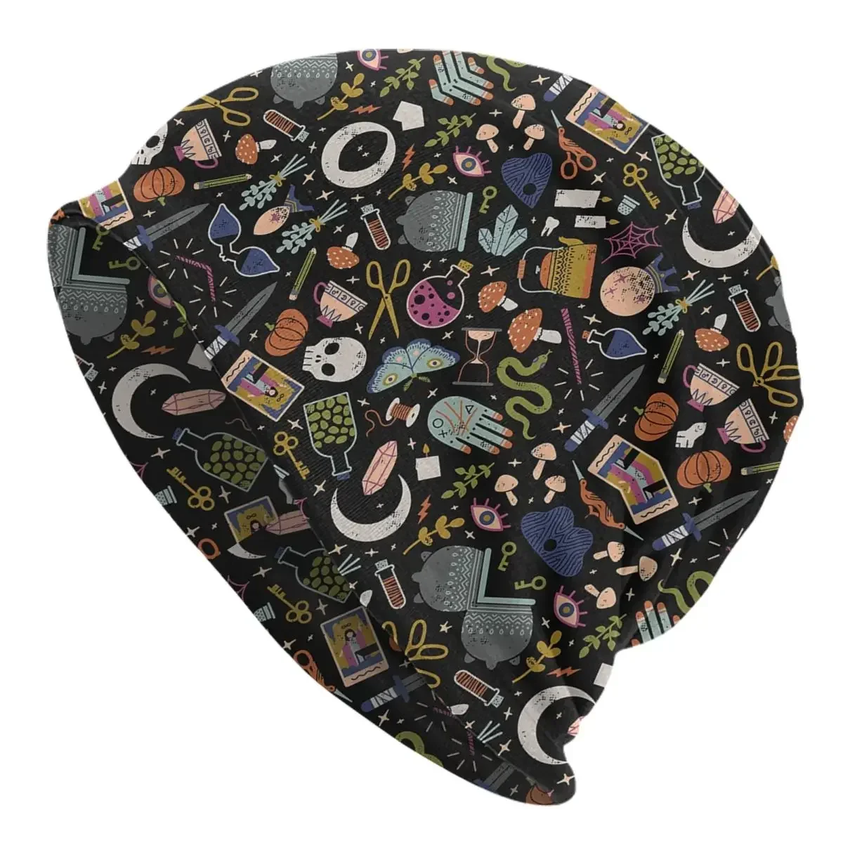 

Curiosities Bone Skull Warm Knitted Cap Hip Hop Bonnet Hat Autumn Winter Outdoor Beanies Hats for Men Women Adult