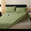 new plush mattress cover for bed,stretch soft material fitted sheet, keep warm,dust protector,machine washable 90X200,180X200 1