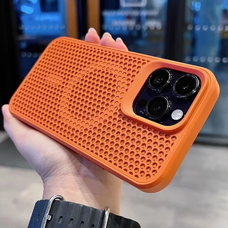 Magnetic Heat Dissipation Honeycomb Cooling Shockproof Case