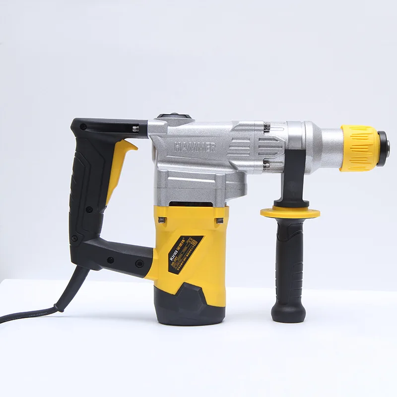 H6-28T Yellow High Power Heavy Duty Jackhammer Industrial Concrete Breakers 28mm SDS Rotary Electric Demolition Hammer Drill 2