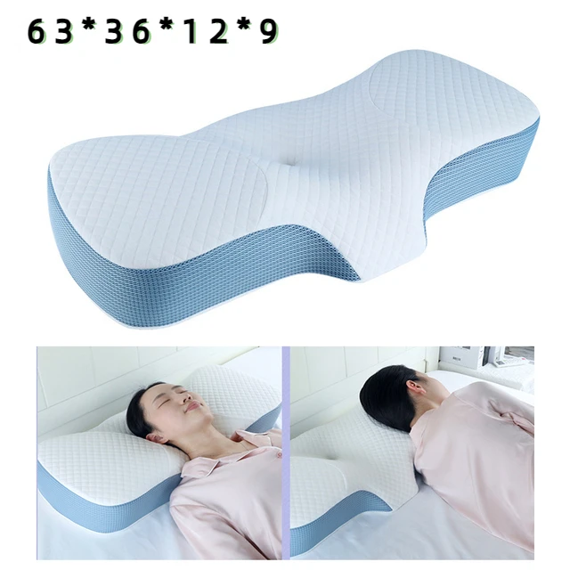 Memory Foam Pillows for Bed with Cooling Pillow Cover Cervical Neck Pillow  for Pain Relief Sleeping Adjustable Ergonomic Pillows - AliExpress