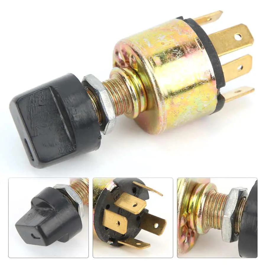 

Universal Car Truck AC Control Plastic Blower Switch with 3 Rotation Knob - Ideal for 12v /24V Air Conditioning