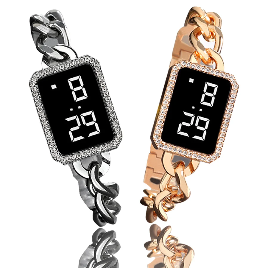 Digital Wrist Watch Ladies Women Digital Wrist Watch Lady 2023