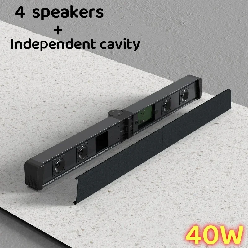 

BS-53 TV Speaker Foldable Soundmaster Desktop Wireless Bluetooth Speaker High Volume Echo Wall Waterproof Home Theater FM/TWS/TF