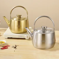 Bouilloire à eau bouillante en acier inoxydable 304, marmite de Restaurant ajouter un marmite à soupe, bouilloire à eau bouillante domestique de grande capacité, 4L 1