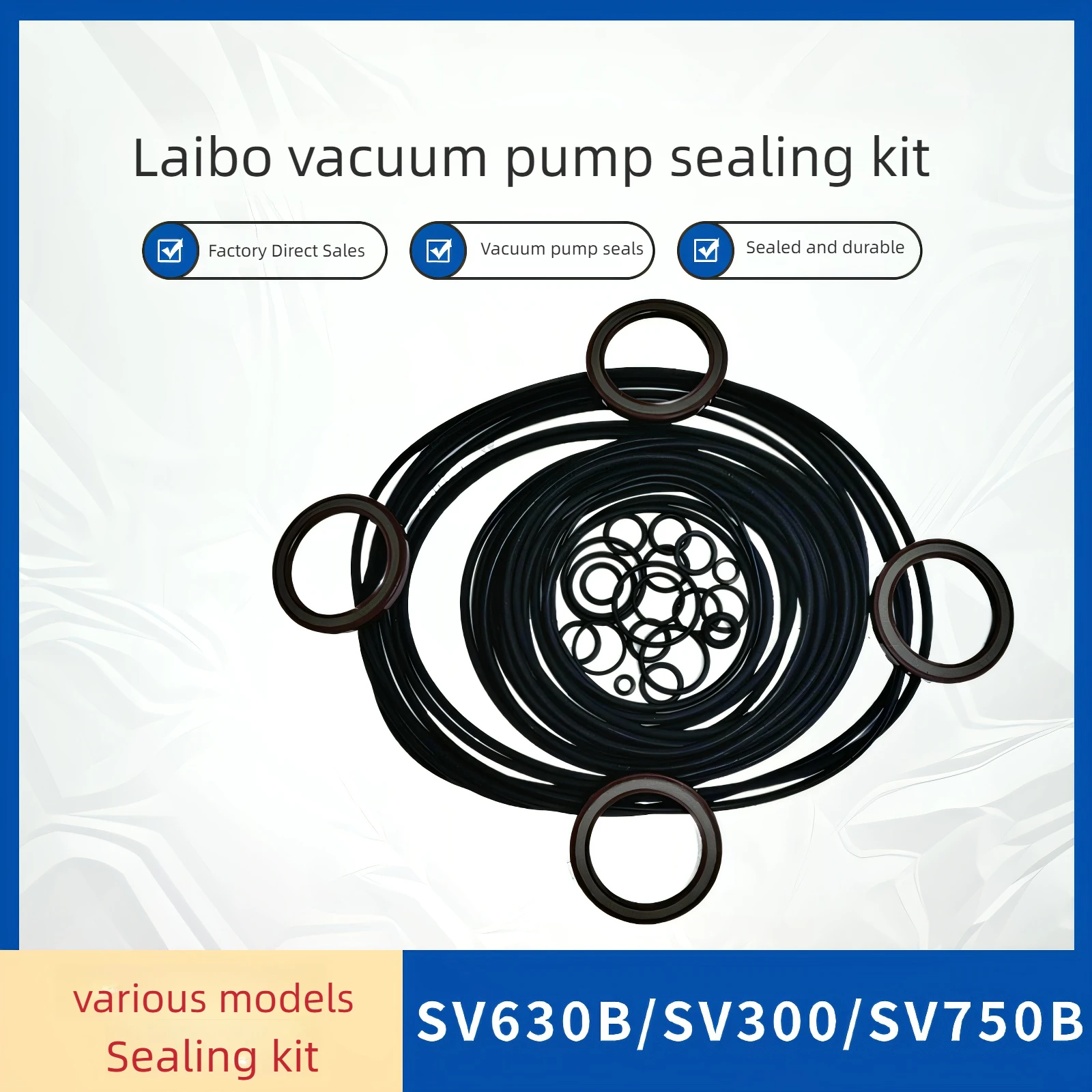 SV630B vacuum pump repair kits SV300 seal kit paper pad seal ring shaft O-ring Oil Seal