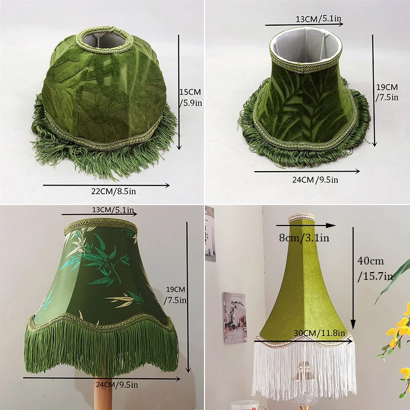 Sostituzione Paralume In Vetro Colorato Barocco 16 Pollici | Stile Retrò Europeo Per Lampada Da Tavolo, Sospensione O Terra