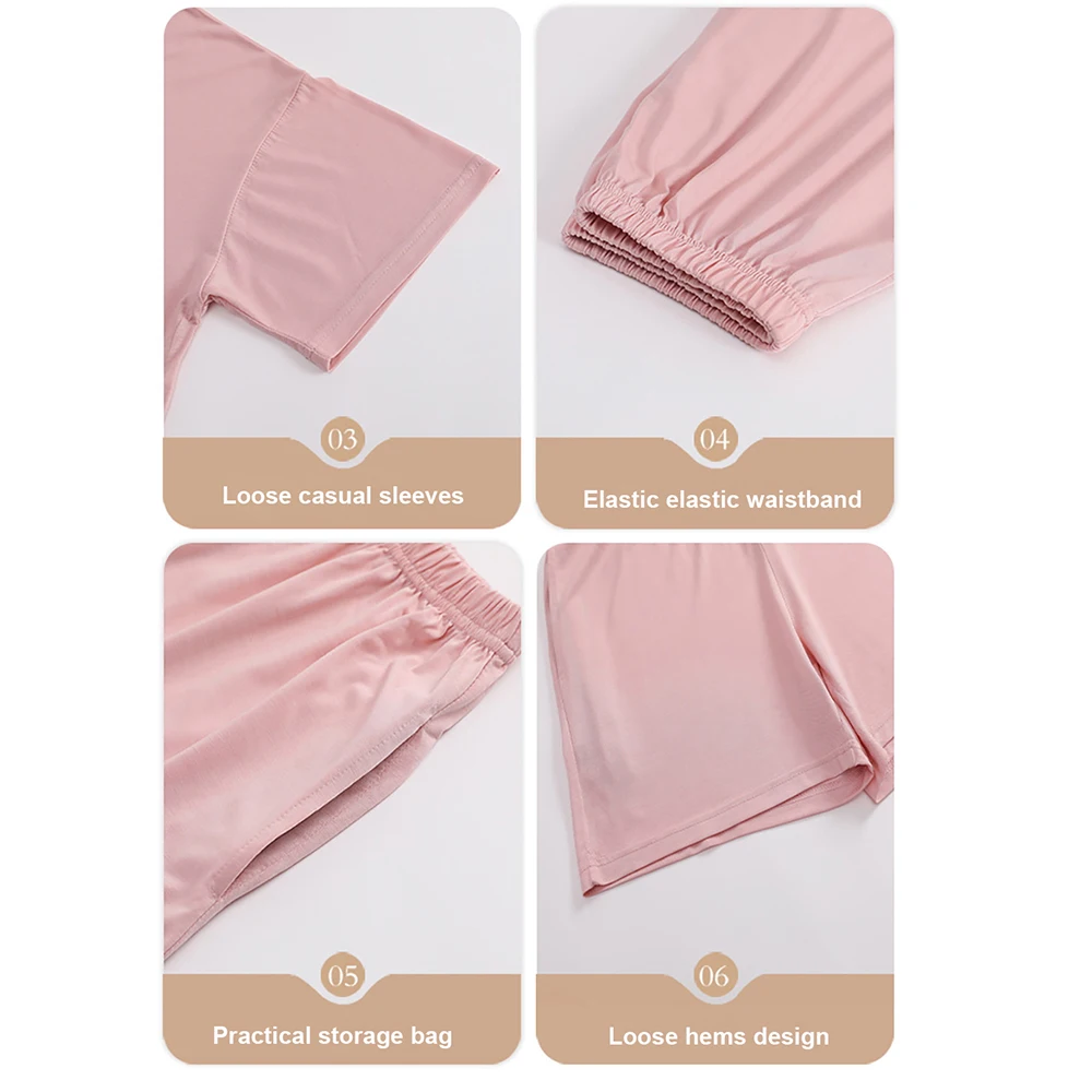 Women's Summer Soft Modal Pajamas Elastic Shorts Suit Simple Casual Letters Print Short Sleeve Men Pajama Sets Couple Sleepwear