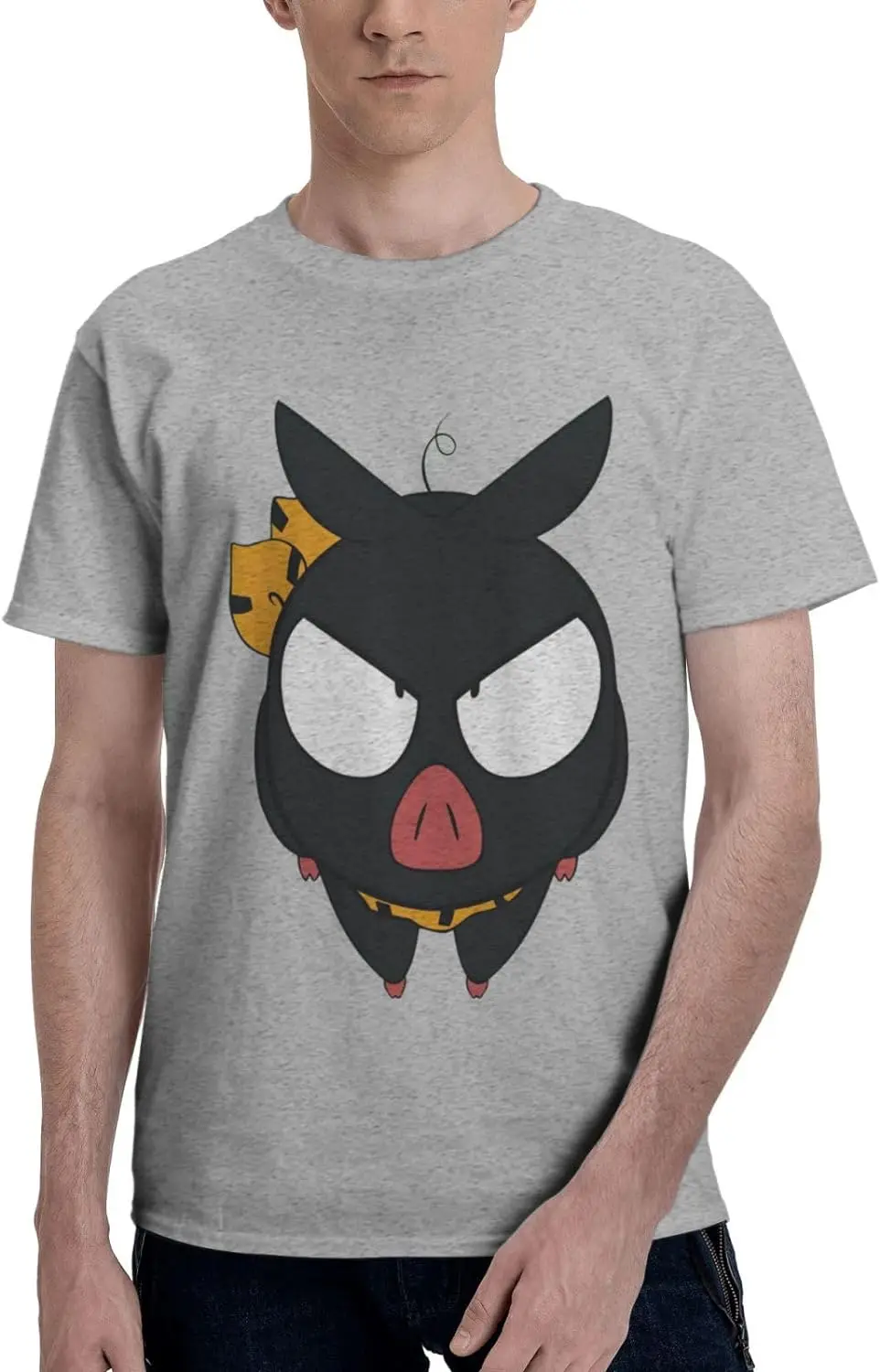 

Anime Ranma ½ Pchan Shirt Cotton Crew Neck Cool T-Shirt for Men Black