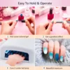 Sponge Nail Brush Picking Dotting Gradient Pen Brush Double Head Sponge Nail Brush Handle Acrylic Nail Painting Brush 4