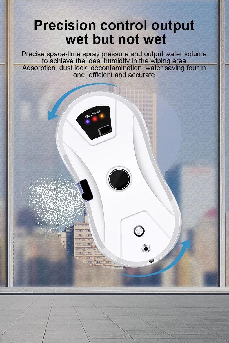 Description Picture 4 of itemDIVEDEER Intelligent Window Cleaner Robot Automatic Water Spray Electric Cleaning High-level Cleaning External Window Glass