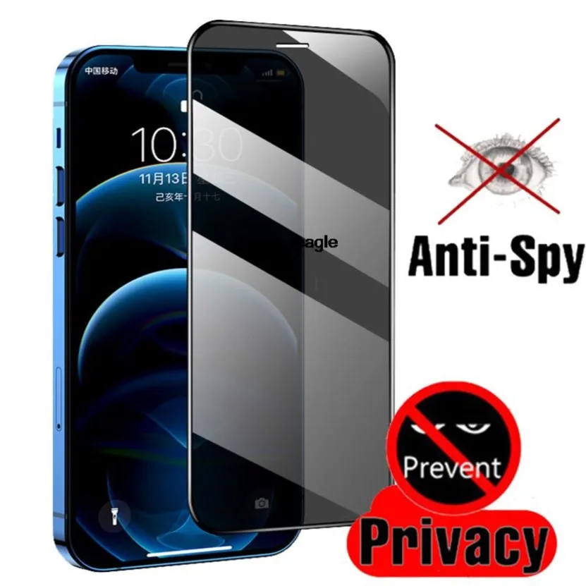 

Защитная пленка 3d для iphone 11 12 14 pro max 13 mini, антишпионское Защитное стекло для iphone X, xs, xr, 6, 7, 8 plus, стекло