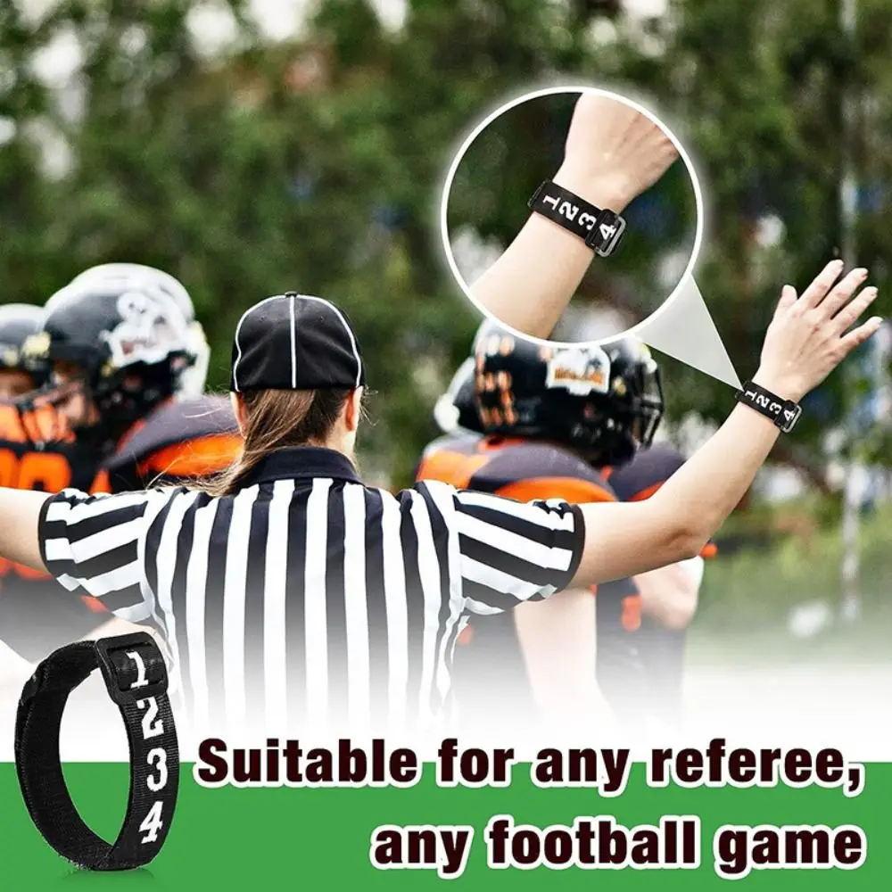 

Sliding Football Referee Chain Clips Officials Markers Side Clip Nylon Head Linesman Elastic Professional Rugby