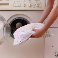 4 pièces/ensemble sac à linge en maille sac de rangement sac en maille sac de lavage fermeture éclair Machine à laver convient spécialement pour les sous-vêtements pulls 2