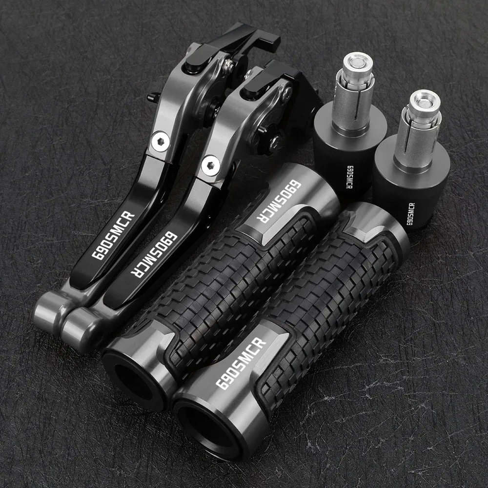 

690SMCR Motorcycle Accessories Brake Clutch Levers Handlebar Hand Grips Ends For 690 SMC R 690 SMCR 2013-2021 2020 2019 2018