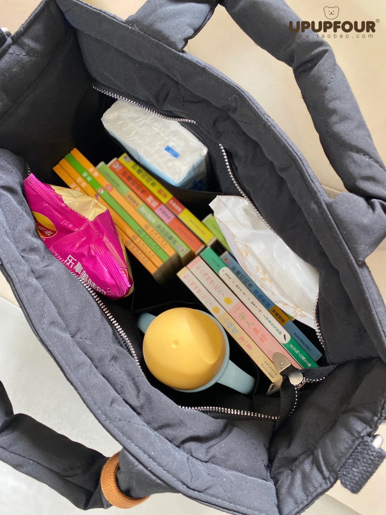 Large Capacity Mommy Bag Tote Maternity Bag Baby Stroller Hanging Nappy Bags Multifunctional Storage Handbag Baby Items