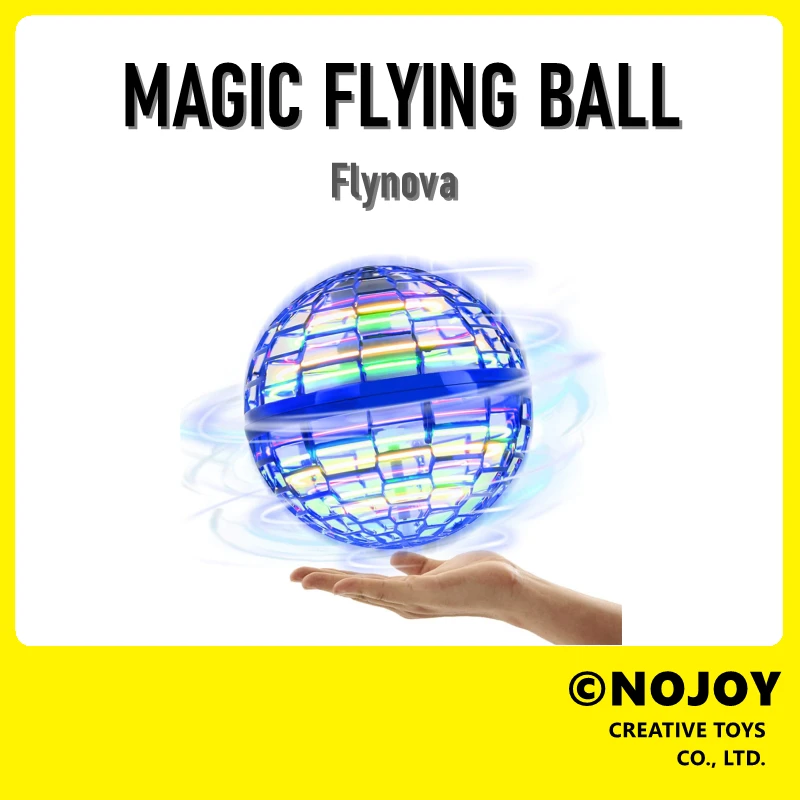 rc apache helicopter NOJOY Flynova Magic Flying Ball Luminous Gyro Boomerang Spinner Toy Sensory Hand Control Lighting Remote Control Drone Kids Gift mini rc helicopter