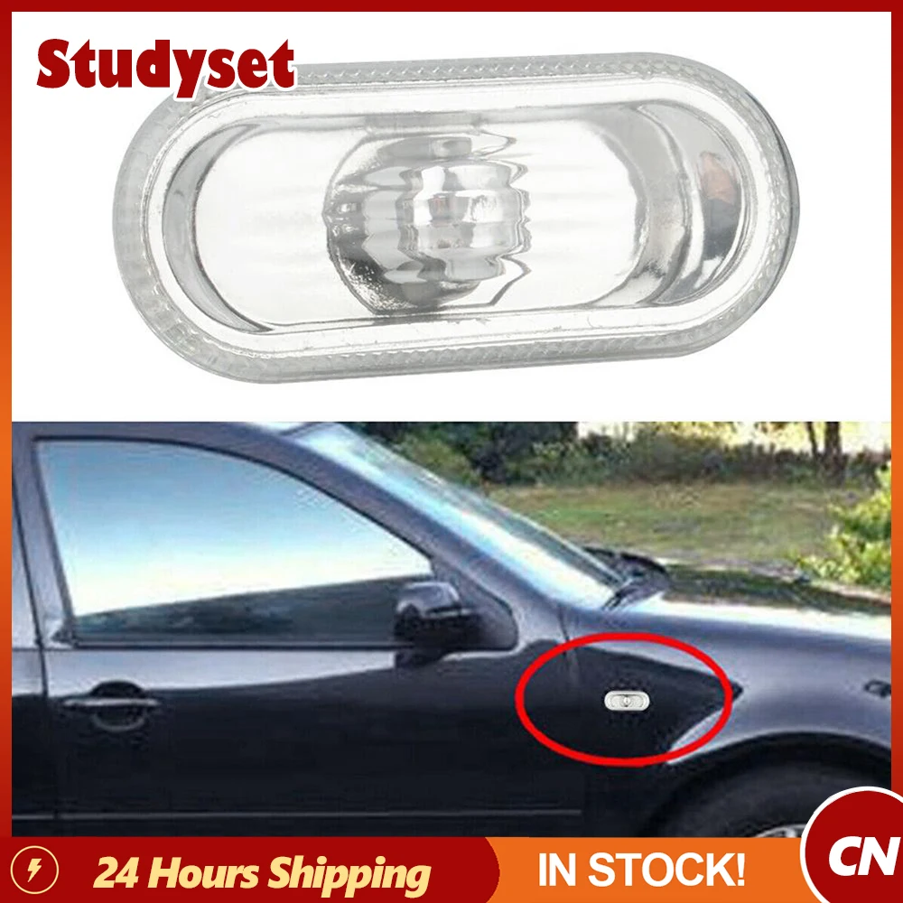 

2pcs Side Marker Lights Turn Signal Lamp Warning Lights Compatible For Volkswagen Golf 4 Mk4 Bor-a Pol-o Car Accessories Drop