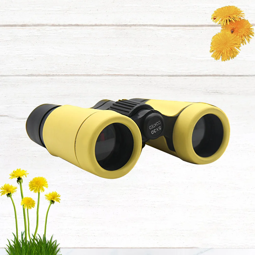 

Focal Adjustable Children Binoculars Telescope Binoculars Toy Game Props Birthday Present for Entertaining Bird Watching (Blue)