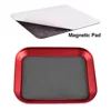 RC Screw Tray with Magnetic Pad Aluminum Magnet Screw Tray Storage Plate for RC Aircraft, Automotive, Boat Repair Tools 6