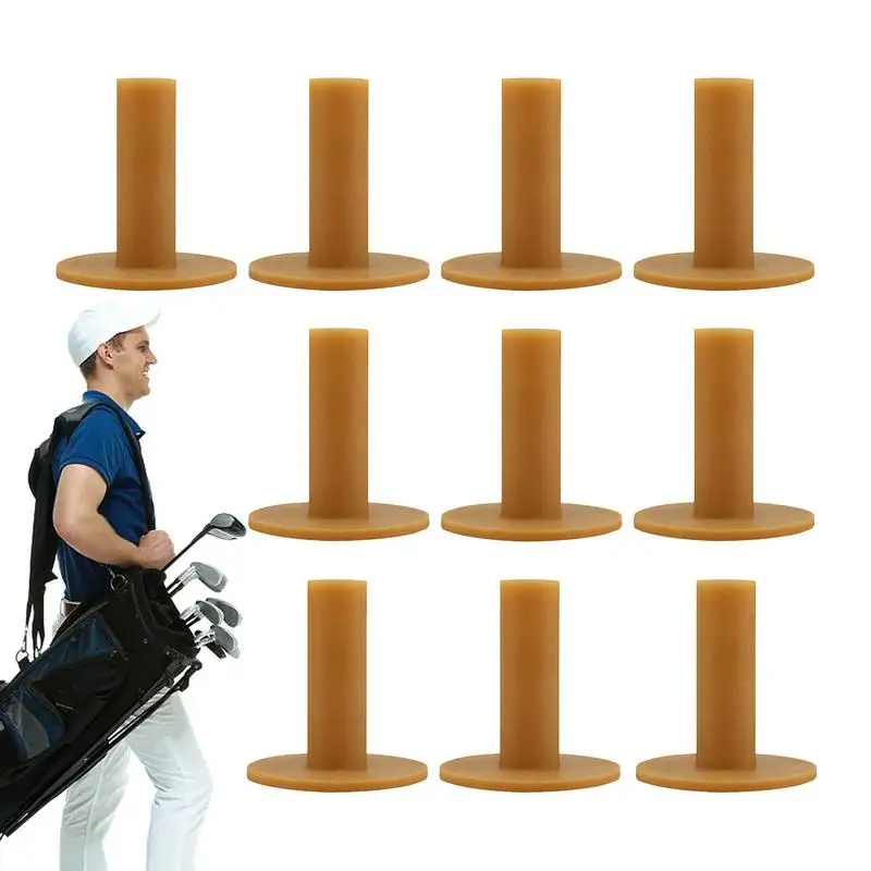 

Небьющиеся тройники для гольфа, 10 шт., тройники для гольфа, аксессуары для гольфа, многоразовые мягкие тройники для гольфа, набор бесплатных маркеров для тренировок по футболу