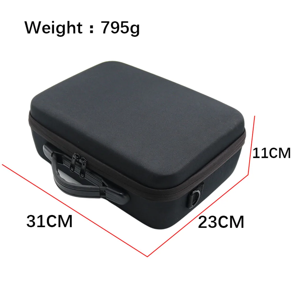 휴대용 케이스 충격 방지 보관 가방 상자 PU/나일론(어깨끈 포함) DJI Mini 3 Pro 액세서리용 휴대용 여행용 드론 가방