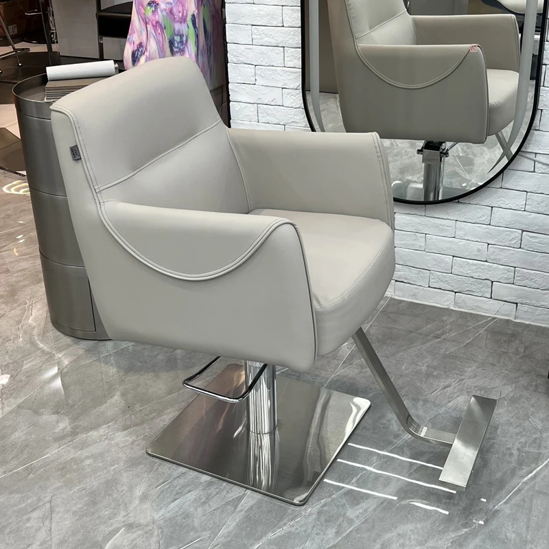 Aesthetic Professional Barber Chair Luxury Rotating Pedicure Barbers Armchairs Styling Taburete Hairdressing Furniture MQ50BC
